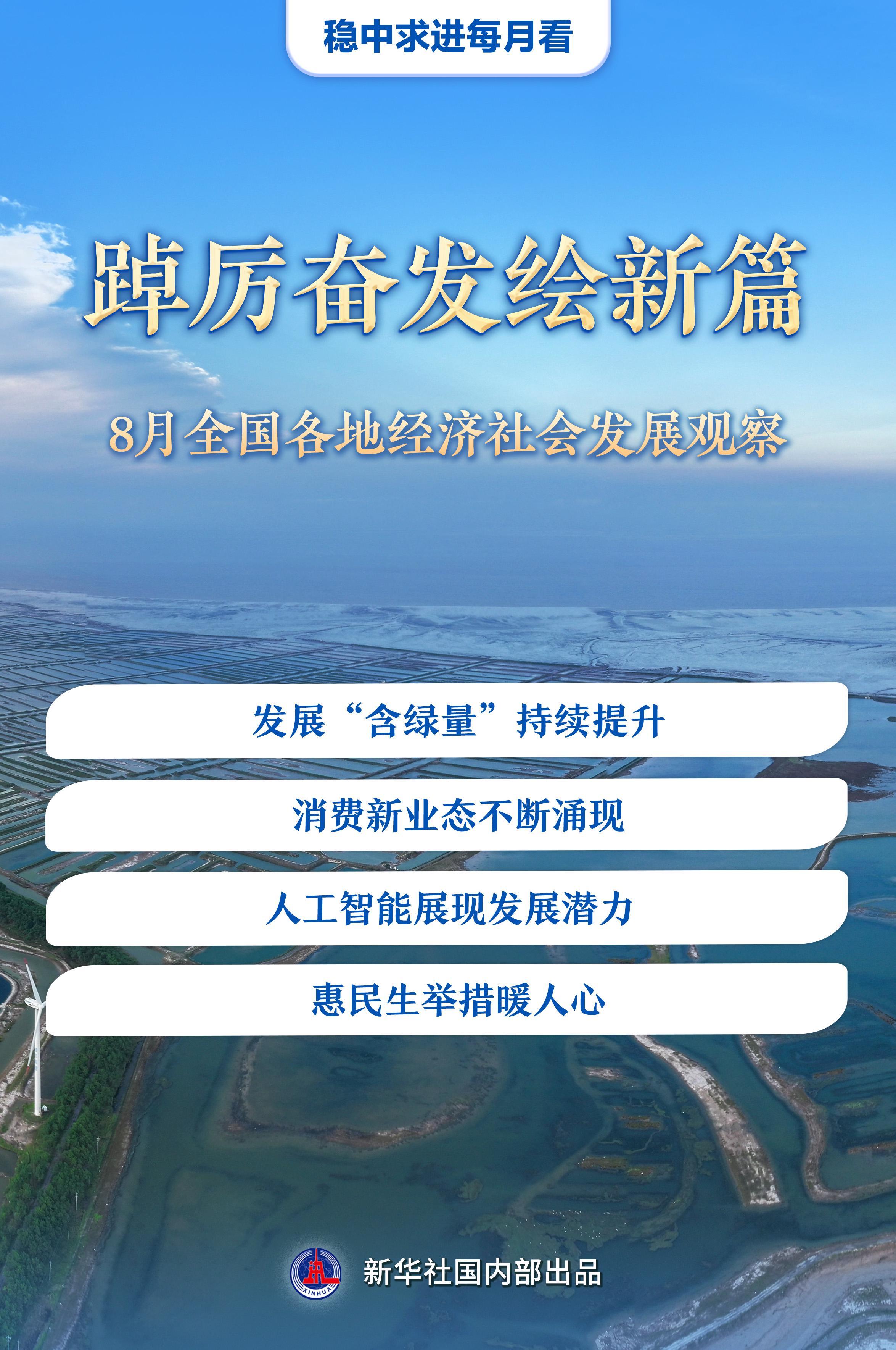 B体育-稳中求进每月看|踔厉奋发绘新篇——8月全国各地经济社会发展观察