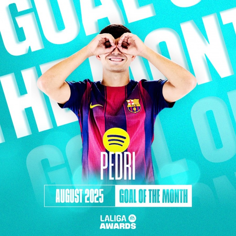 B体育官方网站-西甲8月最佳进球：佩德里对阵莱万特打入的远射💥